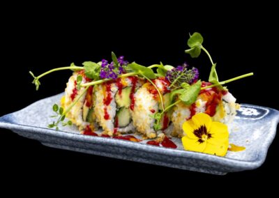 Ebi tempura Maki van Yumi Sushi & Grill in Brunssum